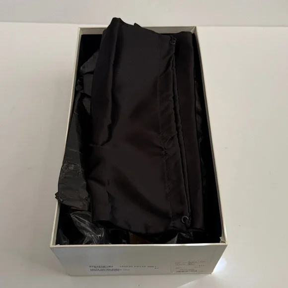 YSL Ivory & Black Lolita Dot Heeled Slides - Picture 9 of 10